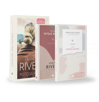 Pakiet Potęga miłości z rozważaniami i studium. Autor: Francine Rivers. SmakLiter.pl Okładka książki Pakiet Potęga miłości z rozważaniami i studium