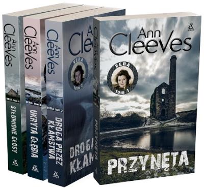 Pakiet Przynęta / Droga przez kłamstwa / Ukryta głębia / Stłumione głosy. Autor: Cleeves Ann. SmakLiter.pl Okładka książki Pakiet Przynęta / Droga przez kłamstwa / Ukryta głębia / Stłumione głosy