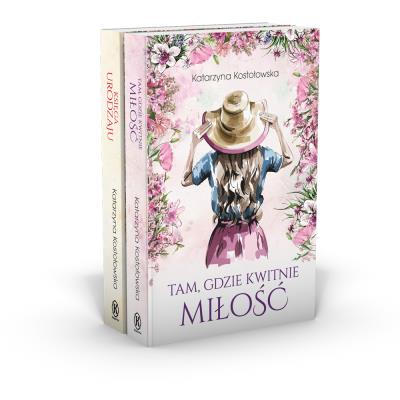 Pakiet ROD Morele: Księga urodzaju / Tam, gdzie.... Autor: Katarzyna Kostołowska. SmakLiter.pl Okładka książki Pakiet ROD Morele: Księga urodzaju / Tam, gdzie...