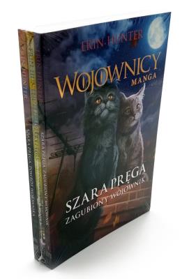 Pakiet. Szara Pręga. Trylogia. Autor: Erin Hunter. SmakLiter.pl Okładka książki Pakiet. Szara Pręga. Trylogia