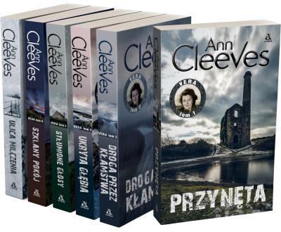 Pakiet Vera. Tomy 1-6. Autor: Cleeves Ann. SmakLiter.pl Okładka książki Pakiet Vera. Tomy 1-6