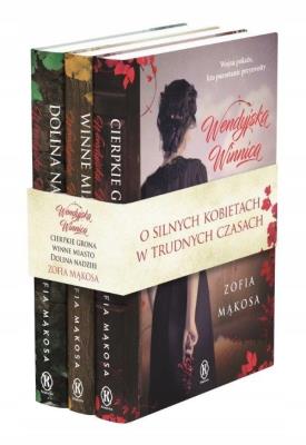 Pakiet Wendyjska winnica 1-3. Autor: Zofia Mąkosa. SmakLiter.pl Okładka książki Pakiet Wendyjska winnica 1-3