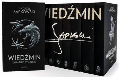Pakiet: Wiedźmin T.1-8. Autor: Andrzej Sapkowski. SmakLiter.pl Okładka książki Pakiet: Wiedźmin T.1-8