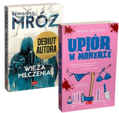 Okładka książki Pakiet Wieża milczenia / Upiór w moherze