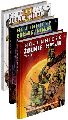 Pakiet: Wojownicze Żółwie Ninja T.1-3. Autor: Clive Cussler. SmakLiter.pl Okładka książki Pakiet: Wojownicze Żółwie Ninja T.1-3