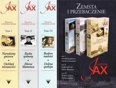 Pakiet Zemsta i przebaczenie Tom 1-3. Autor: Joanna Jax. SmakLiter.pl Okładka książki Pakiet Zemsta i przebaczenie Tom 1-3