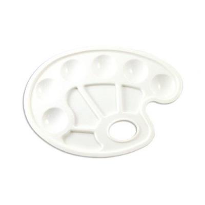 Opakowanie Paletka do mieszania kolorów owalna, 10 przegródek