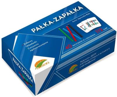 Okładka książki Pałka - zapałka. Karty edukacyjne