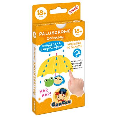 Okładka książki Paluszkowe zabawy dla dzieci 18m+ CzuCzu