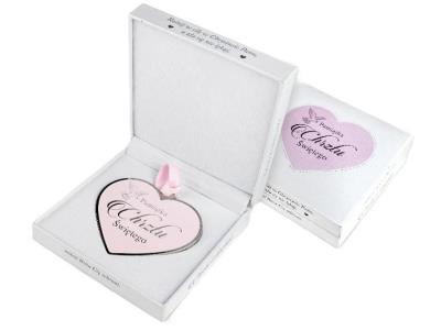 Opakowanie Pamiątka Chrzest w pudełku różowy