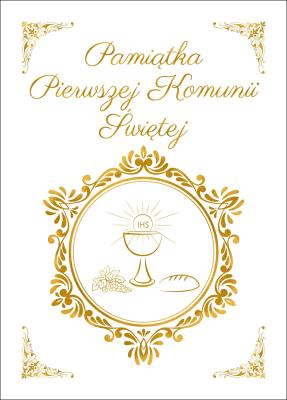 Okładka książki Pamiątka Pierwszej Komunii Świętej 2020 TW