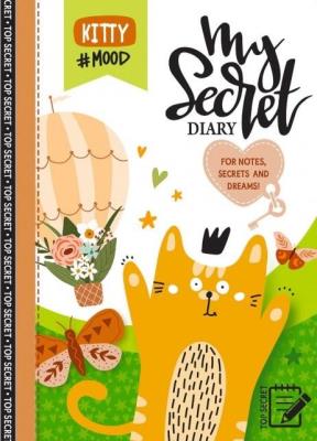 Opakowanie Pamiętnik 135x197/48K kratka TW brokat Kot