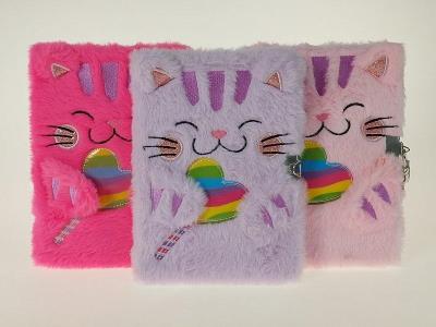 Opakowanie Pamiętnik A5 pluszowy MIX