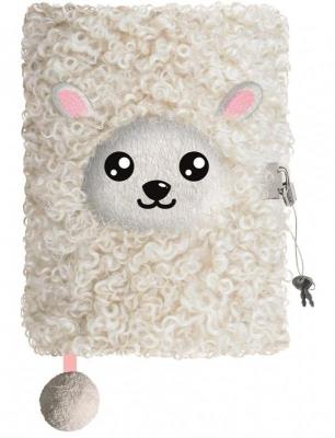 Opakowanie Pamiętnik A5 Włochacz z kłódką 3D My Little Friend Sheep 96 k.