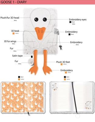 Pamiętnik Goose Pipa. Wydawca: ST-MAJEWSKI. SmakLiter.pl Opakowanie Pamiętnik Goose Pipa