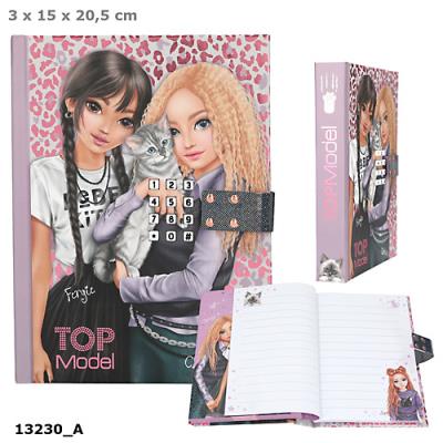 Pamiętnik grający na kod Top Model Rebel Kitty 13230A. Wydawca: DEPESCHE. SmakLiter.pl Opakowanie Pamiętnik grający na kod Top Model Rebel Kitty 13230A