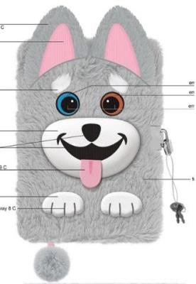 Pamiętnik Husky. Wydawca: ST-MAJEWSKI. SmakLiter.pl Opakowanie Pamiętnik Husky