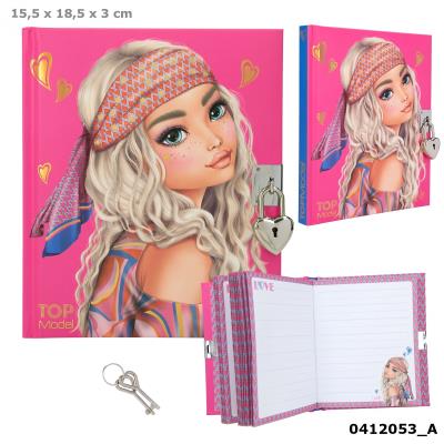 Opakowanie Pamiętnik na kłódkę Top Model Seventies 12053A