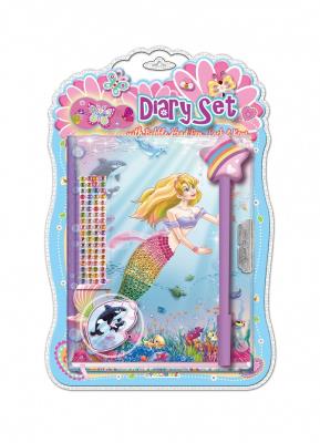 Opakowanie Pamiętnik na kłódkę z długopisem syrenka