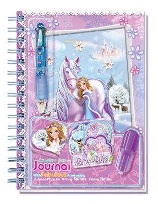 Opakowanie Pamiętnik na spirali z długopisem i akcesoriami Koń