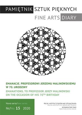 Okładka książki Pamiętnik Sztuk Pięknych. Emanacje. Profesorowi Jerzemu Malinowskiemu w 70. urodziny