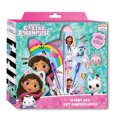 Pamiętnik z cekinami koci domek Gabi. Wydawca: Diakakis. SmakLiter.pl Opakowanie Pamiętnik z cekinami koci domek Gabi