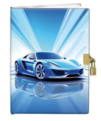 Opakowanie Pamiętnik z kłódką 13x18cm Auto 60K gładki