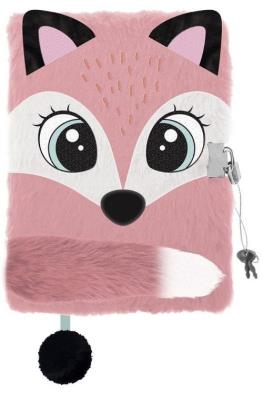 Opakowanie Pamiętnik z kłódką 3D włochacz A5 96k Fox