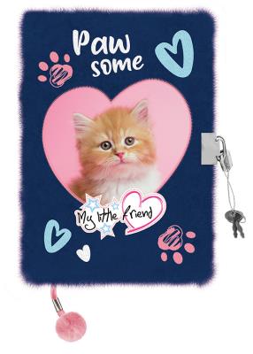 Opakowanie Pamiętnik z kłódką włochacz A5 96k Ginger Kitty MY LITTLE FRIEND
