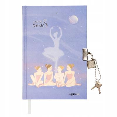 Opakowanie Pamiętnik zamykany na kłódkę 112K Baletnice