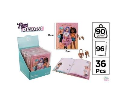 Opakowanie Pamiętnik zamykany na kłódkę Big Dream Girls MIX