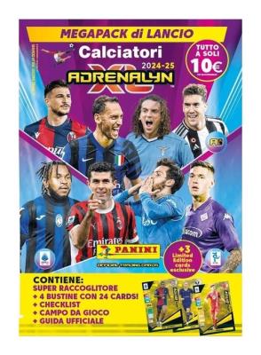 PANINI CALCIATORI LIGA WŁOSKA 2025 MEGAZESTAW STARTOWY. Wydawca: Panini. SmakLiter.pl Opakowanie PANINI CALCIATORI LIGA WŁOSKA 2025 MEGAZESTAW STARTOWY