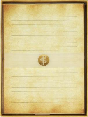 Opakowanie Papeteria dwustronna Vintage