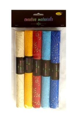 Opakowanie Papier czerpany ozdobny gm 140 25x35cm 5 ark