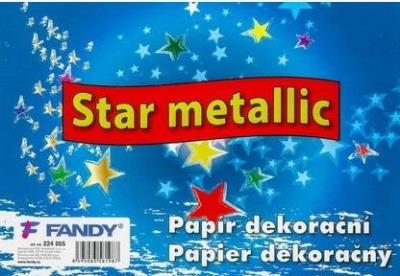 Opakowanie Papier dekoracyjny Star metallic