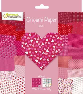 Opakowanie Papier do origami Love