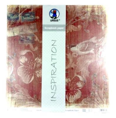 Papier do scrapbookingu Kwiaty i ptaki 5 arkuszy. Wydawca: Galeria Hobby. SmakLiter.pl Opakowanie Papier do scrapbookingu Kwiaty i ptaki 5 arkuszy