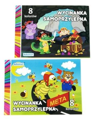 Opakowanie Papier kolorowy samoprzylepny A4/8K (20szt)