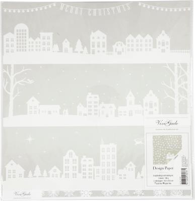 Opakowanie Papier ozdobny Christmas 30,5x30,5cm 180g 3 arkusze edycja limitowana