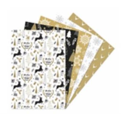 Opakowanie Papier ozdobny świąteczny MIX (50szt)