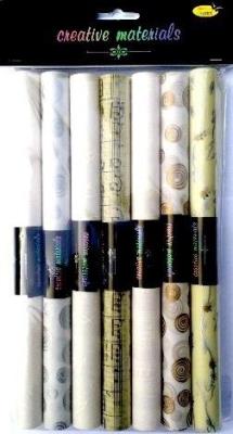 Opakowanie Papier transparentny z nadrukiem 25x30cm 7szt