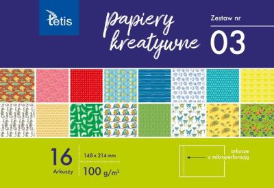 Opakowanie Papiery kreatywne A5/16K zestaw 3