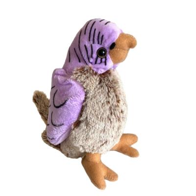 Opakowanie Papuga fioletowo-brązowa 17cm