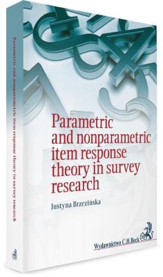 Okładka książki Parametric and nonparametric item response...