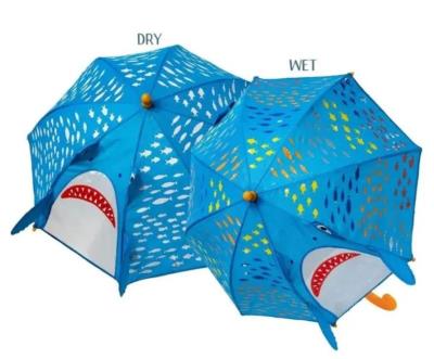 Parasolka 3D zmieniająca kolory rekin. Wydawca: Floss & Rock. SmakLiter.pl Opakowanie Parasolka 3D zmieniająca kolory rekin