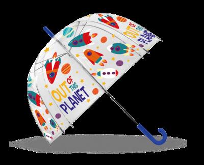 Opakowanie Parasolka Out Planet 19 cali przeźroczysta KL10257