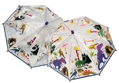 Parasolka zmieniająca kolory dinozaury. Wydawca: Floss & Rock. SmakLiter.pl Opakowanie Parasolka zmieniająca kolory dinozaury