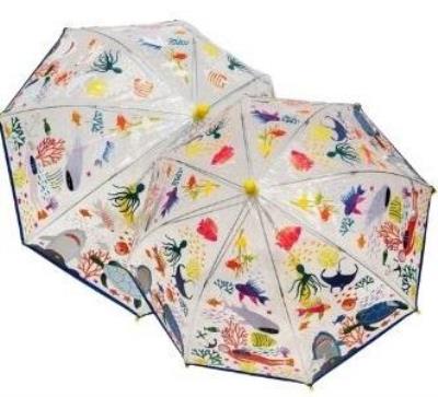 Parasolka Zmieniająca Kolory Podwodny Świat. Wydawca: Floss & Rock. SmakLiter.pl Opakowanie Parasolka Zmieniająca Kolory Podwodny Świat