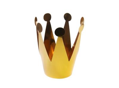 Opakowanie Party korona złota 7cm 3szt