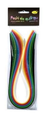 Opakowanie Paski do quillingu 10mmx50cm kolorowe 100szt
